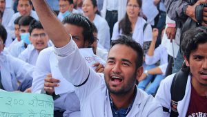 आन्दोलनमा सरकारी चिकित्सक