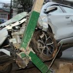 ललितपुरको कुपन्डोलमा कार दुर्घटना, चालक सकुशल