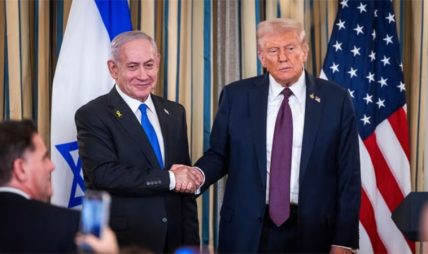 इजरायली प्रधानमन्त्री नेतान्याहु र अमेरिकी राष्ट्रपति ट्रम्पबीच भेटवार्ता,  इरान र हमासलाई दिए चेतावनी