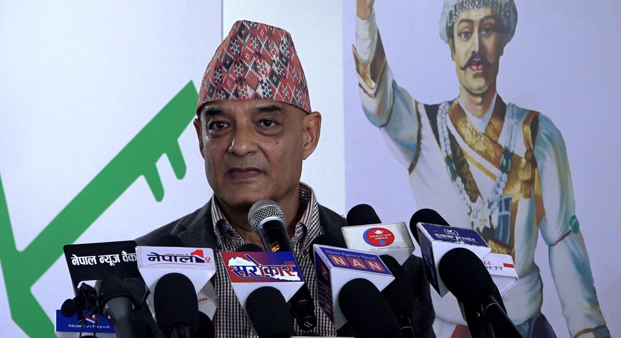 राप्रपा त्यागेर धवल शमशेर राणाले घोषणा गरे नयाँ अभियान