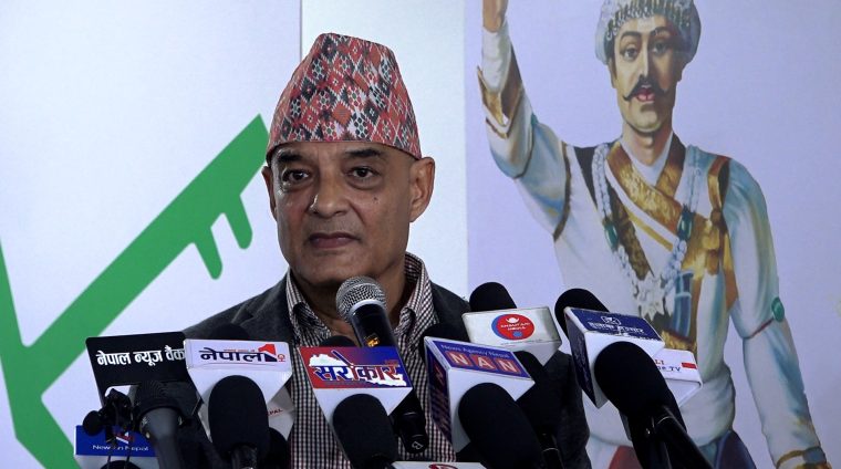राप्रपा त्यागेर धवल शमशेर राणाले घोषणा गरे नयाँ अभियान