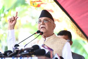ओली ७७ औँ पार्टी स्थापना दिवसमा सहभागी हुने भनिए पनि उनी स्वास्थ्यका कारण उपस्थित भएनन्