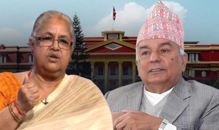 राष्ट्रपति पौडेल  र प्रधानमन्त्री कार्की बीच आधा घण्टा भेटवार्ता