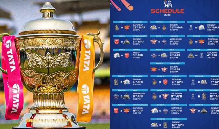 यस्तो छ आइपिएलको सुरूवाती -२० खेलको तालिका