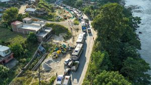 पृथ्वी राजमार्ग सञ्चालनमा गल्छी- मलेखु खण्डमा अत्यावश्यक सवारी साधन सुचारू