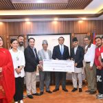 नेपाल चलचित्र कलाकार संघद्धारा प्रधानमन्त्री राहत उद्धार कोषमा ५ लाख सहयोग