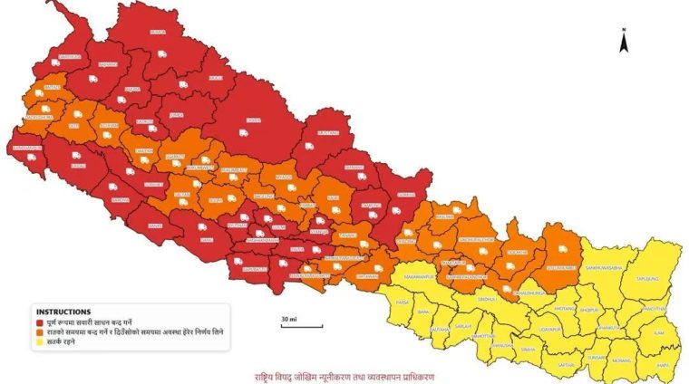 यी २५ जिल्लामा सवारी  साधन संञ्चालनमा पूर्ण रोक