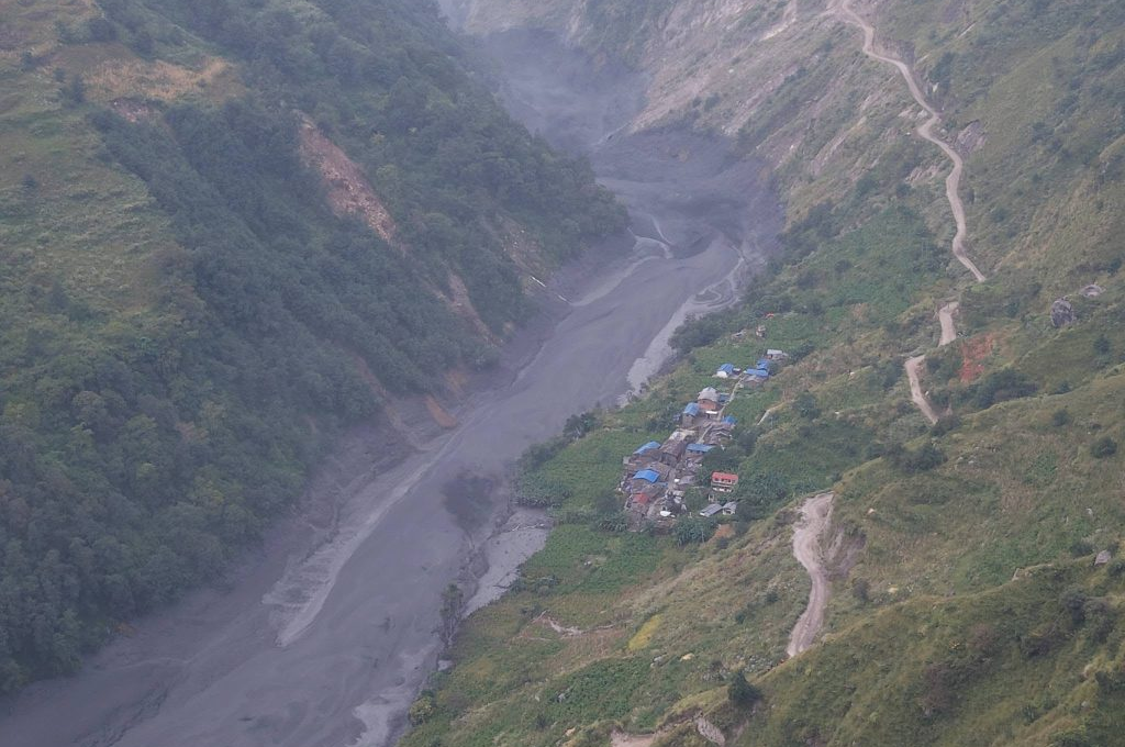 बुढीगण्डकीको बाढीले गोरखामा व्यापक क्षति