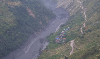 बुढीगण्डकीको बाढीले गोरखामा व्यापक क्षति